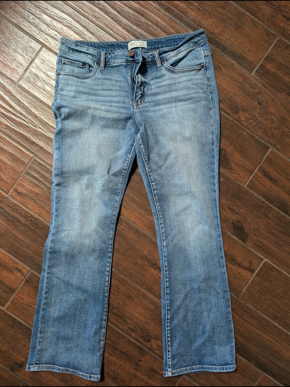 BKE PAYTON UNIVERSAL FIT MID-RISE BOOTCUT